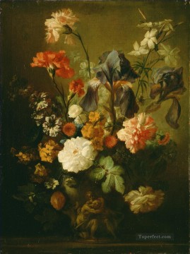  Huysum Oil Painting - Vase of Flowers 3 Jan van Huysum